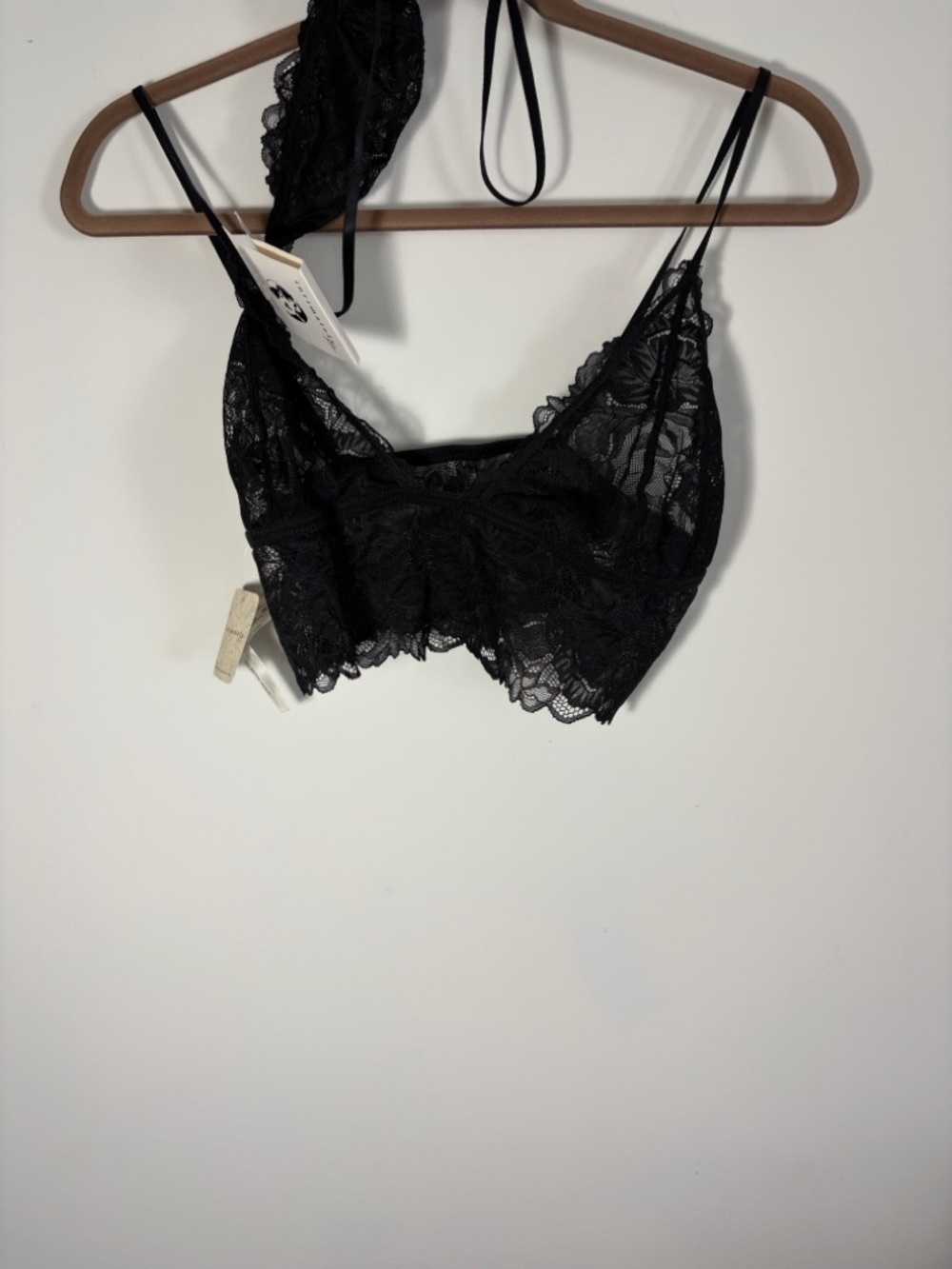 Intimately FP - Free People 2-pack Everyday Lace Long Line Bralette - L - Black